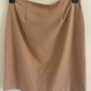 B Moss Camel lined skirt Size 4